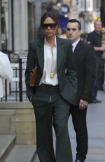 VICTORIA BECKHAM Out at Dover Street in London 05/22/2018