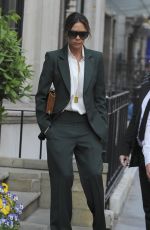 VICTORIA BECKHAM Out at Dover Street in London 05/22/2018