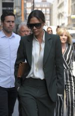 VICTORIA BECKHAM Out at Dover Street in London 05/22/2018