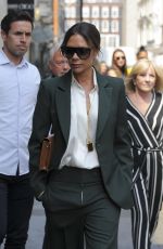 VICTORIA BECKHAM Out at Dover Street in London 05/22/2018