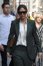 VICTORIA BECKHAM Out at Dover Street in London 05/22/2018