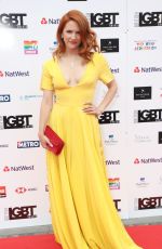 VICTORIA BROOM at LGBT Awards 2018 in London 05/11/2018
