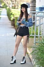 VICTORIA JUSTICE in Shorts Out in Los Angeles 05/18/2018