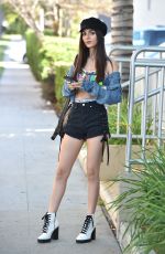 VICTORIA JUSTICE in Shorts Out in Los Angeles 05/18/2018