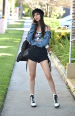 VICTORIA JUSTICE in Shorts Out in Los Angeles 05/18/2018