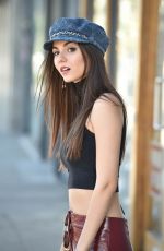 VICTORIA JUSTICE Out and About in Los Angeles 05/16/2018