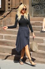 VICTORIA SILVSTEDT Out adn About in New York 05/03/2018