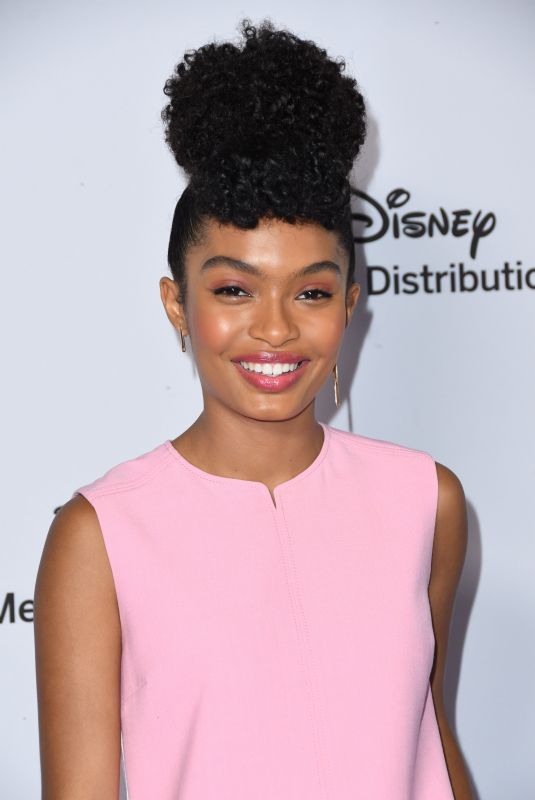 YARA SHAHIDI at Disney/ABC International Upfronts in Burbank 05/20/2018