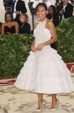 YARA SHAHIDI at MET Gala 2018 in New York 05/07/2018
