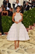 YARA SHAHIDI at MET Gala 2018 in New York 05/07/2018