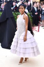 YARA SHAHIDI at MET Gala 2018 in New York 05/07/2018