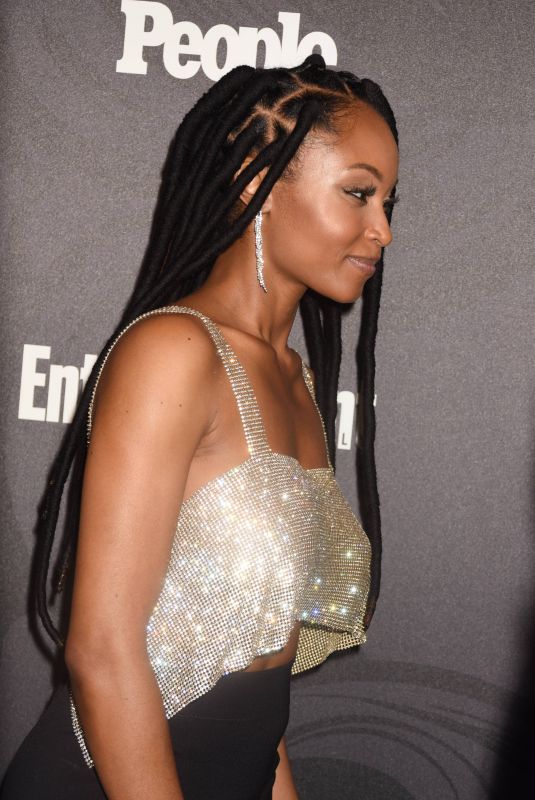 YAYA DACOSTA at EW & People New York Upfronts Celebration 05/14/2018