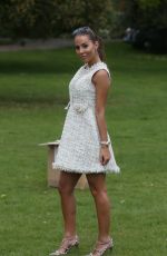 YAZMIN OUKHELLOU on the Set of The Only Way is Essex at Colchester Castle 05/10/2018