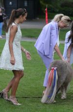 YAZMIN OUKHELLOU on the Set of The Only Way is Essex at Colchester Castle 05/10/2018
