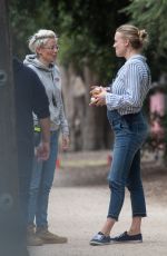 YVONNE STRAHOVSKI and NOOMI RAPACE on the Set of Angel of Mine in Melbourne 05/02/2018