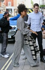 ZAZIE BEETZ Arrives at Claridges Hotel in London 05/10/2018