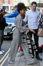 ZAZIE BEETZ Arrives at Claridges Hotel in London 05/10/2018
