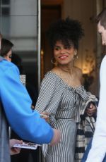 ZAZIE BEETZ Arrives at Claridges Hotel in London 05/10/2018