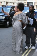 ZAZIE BEETZ Arrives at Claridges Hotel in London 05/10/2018