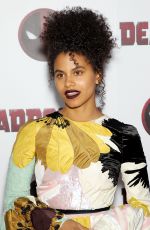 ZAZIE BEETZ at Deadpool 2 Special Screening in New York 05/14/2018