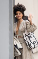 ZAZIE BEETZ at Jimmy Kimmel Live in Los Angeles 05/02/2018