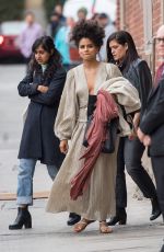 ZAZIE BEETZ at Jimmy Kimmel Live in Los Angeles 05/02/2018