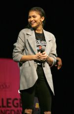 ZENDAYA at 5th National College Signing Day in Philadelphia 05/02/2018