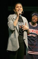 ZENDAYA at 5th National College Signing Day in Philadelphia 05/02/2018