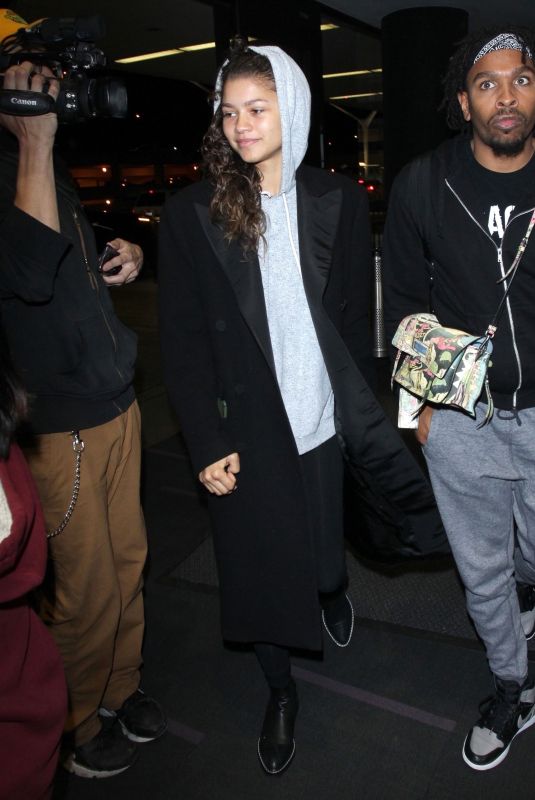 ZENDAYA COLEMAN at LAX Airport in Los Angeles 05/21/2018