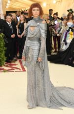 ZENDAYA COLEMAN at MET Gala 2018 in New York 05/07/2018