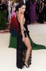 ZOE KRAVITZ at MET Gala 2018 in New York 05/07/2018