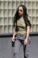 ZOE KRAVITZ Out and About in New York 05/08/2018