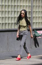 ZOE KRAVITZ Out and About in New York 05/08/2018