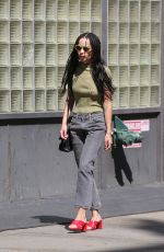 ZOE KRAVITZ Out and About in New York 05/08/2018