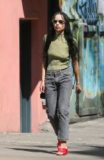 ZOE KRAVITZ Out and About in New York 05/08/2018