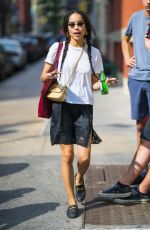 ZOE KRAVITZ Out and About in New York 05/26/2018
