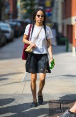 ZOE KRAVITZ Out and About in New York 05/26/2018