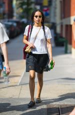 ZOE KRAVITZ Out and About in New York 05/26/2018