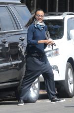 ZOE SALDANA Out and About in Los Angeles 05/26/2018