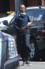 ZOE SALDANA Out and About in Los Angeles 05/26/2018