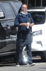 ZOE SALDANA Out and About in Los Angeles 05/26/2018