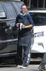 ZOE SALDANA Out and About in Los Angeles 05/26/2018