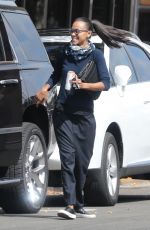 ZOE SALDANA Out and About in Los Angeles 05/26/2018