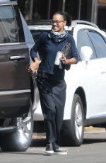 ZOE SALDANA Out and About in Los Angeles 05/26/2018