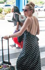 ZOE SALMON At Airport in Barbados 04/30/2018