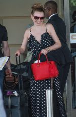ZOE SALMON At Airport in Barbados 04/30/2018