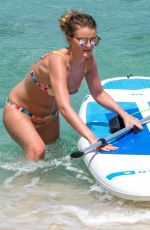 ZOE SALMON in Bikini Paddle Boarding in Barbados 04/30/2018