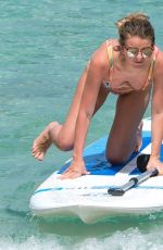 ZOE SALMON in Bikini Paddle Boarding in Barbados 04/30/2018