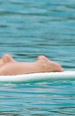 ZOE SALMON in Bikini Paddle Boarding in Barbados 04/30/2018