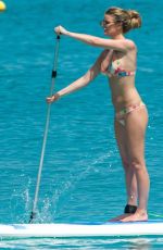 ZOE SALMON in Bikini Paddle Boarding in Barbados 04/30/2018